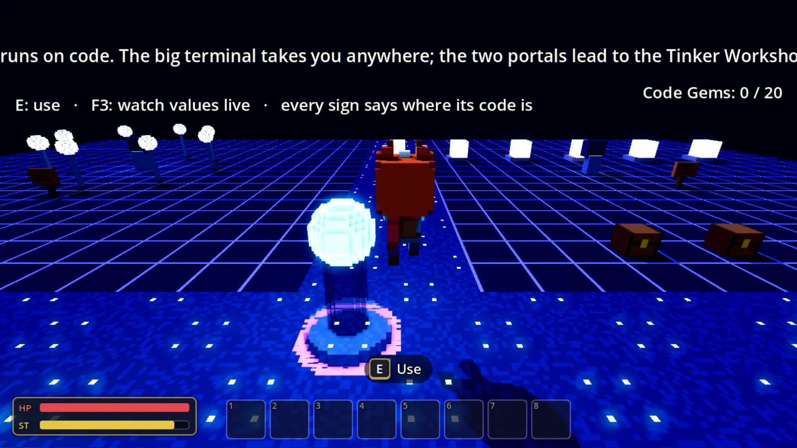 Code World being played